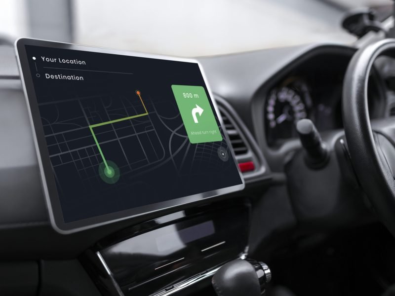 Gps system in a smart car